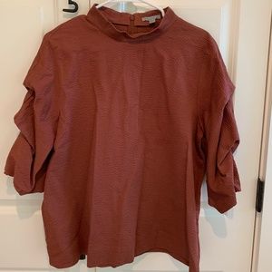 COS Women's Bunched Sleeve Blouse